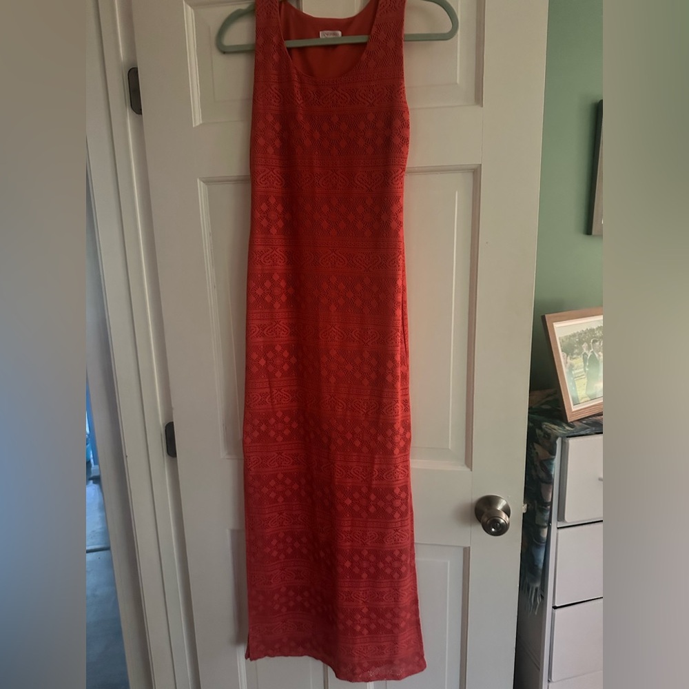 Xhilaration Coral Textured Dress